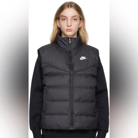 Nike Midnight Black Quilted Vest - Picture 5 of 8
